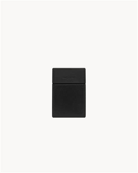 cigarette matchbox ysl|SAINT LAURENT PARIS cigarette box in smooth .